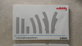 Märklin HO C-Gleis Ergänzungspackungen, 2 Sets + 1 Weiche