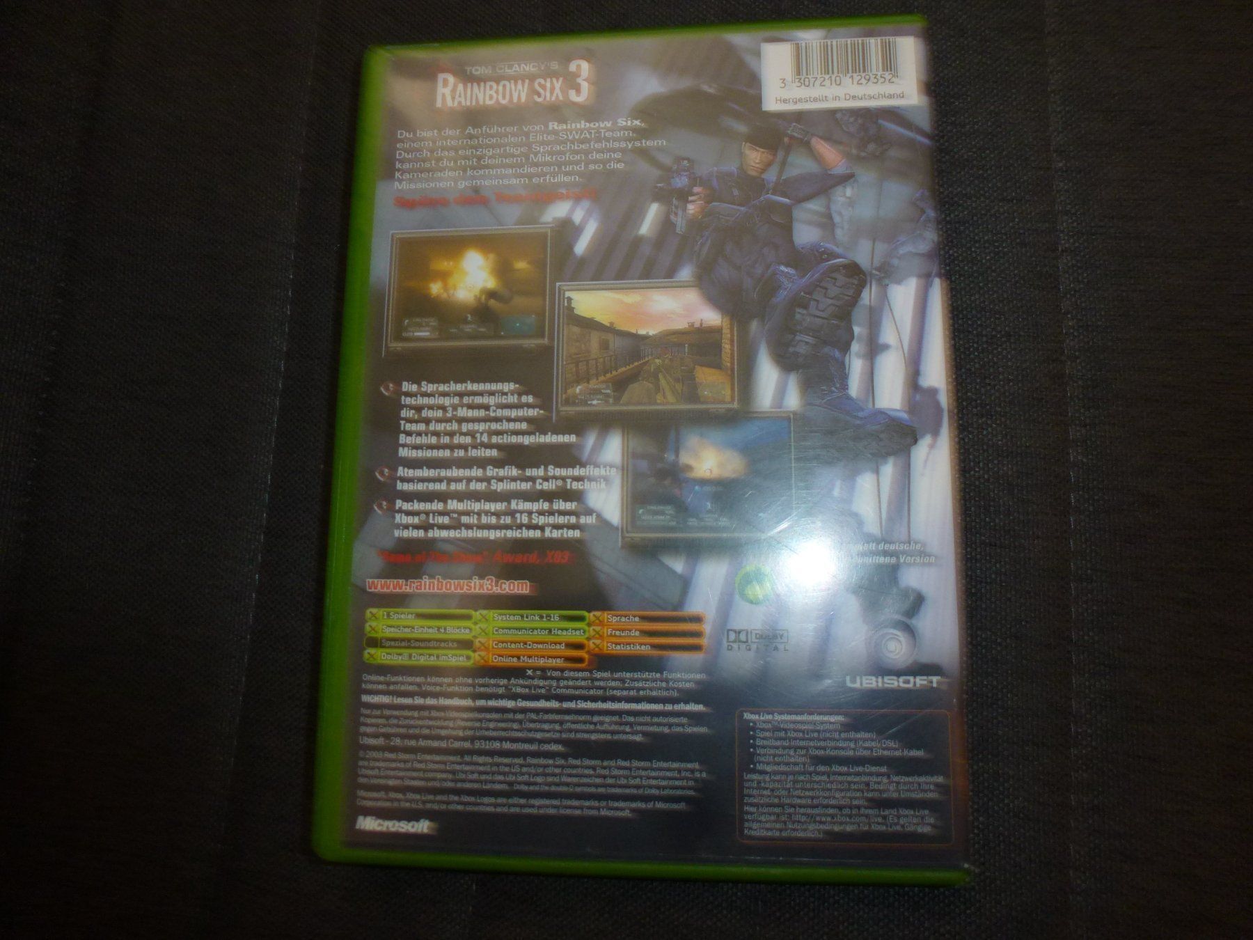 Giochi: Rainbow Six 3 XBOX CLASSIC – Usato da Olten venduto da Disc-Ausverkauf 2