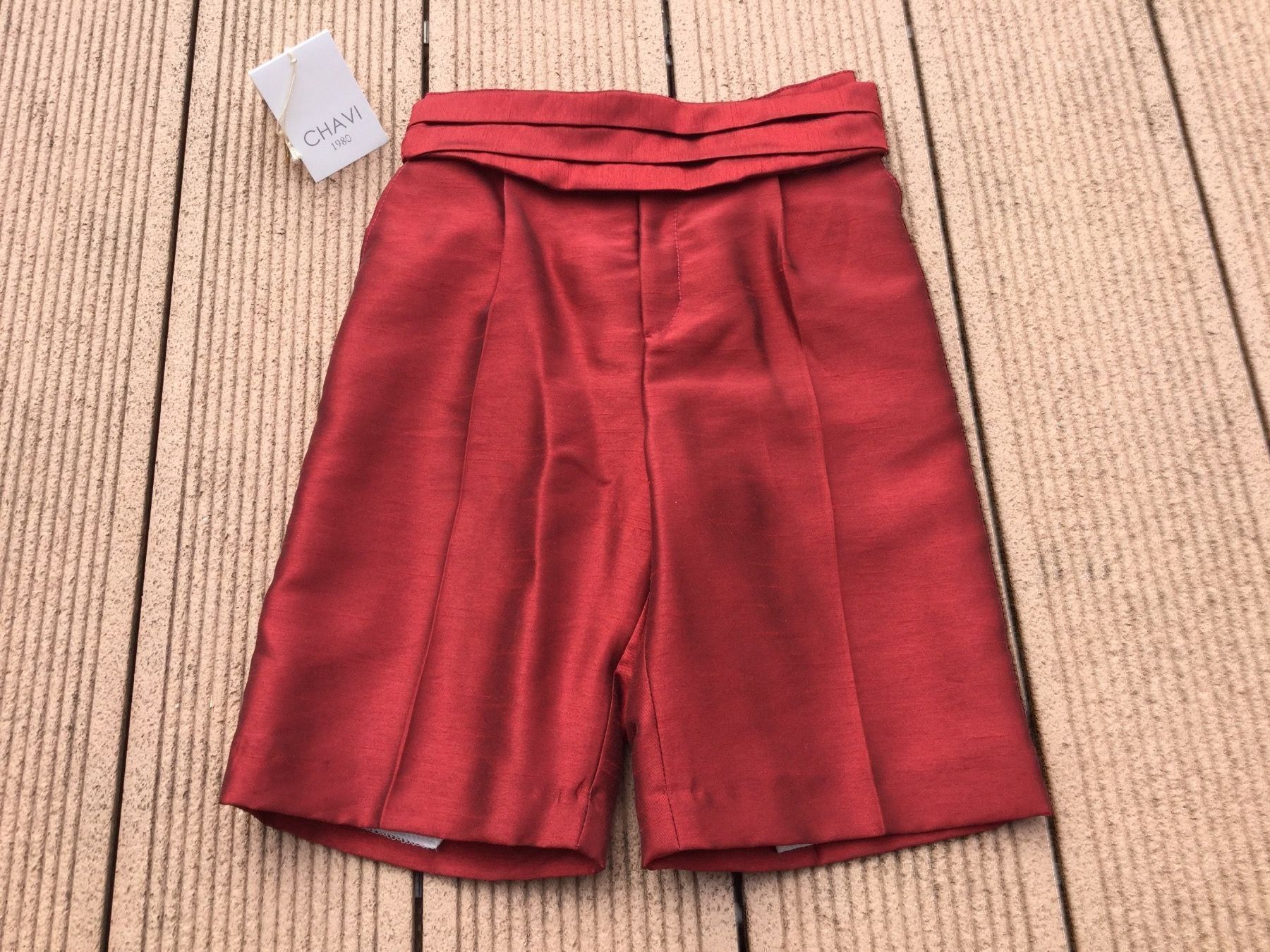 Camicette, T-shirt & Top: Chemisier + Bermuda écru/rouge mariage – Nuovo (secondo la descrizione) da Agiez venduto da chouchanelle 8