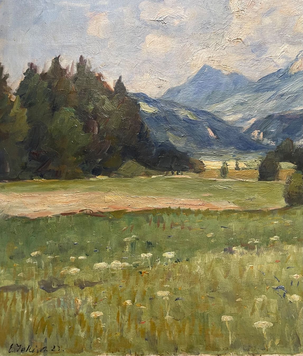 Dipinti: Jokisch Eduard (1867-1943) – Usato da Grosshöchstetten venduto da Perle1951 3