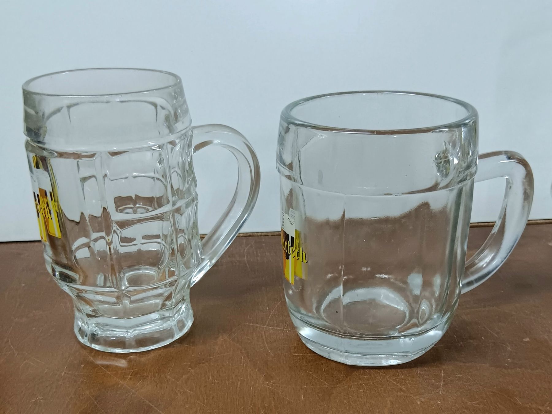 Warteck Bicchieri: 4 Bierkrüge Bier Brauerei Warteck – Usato da Lichtensteig venduto da B-B-Bier 2