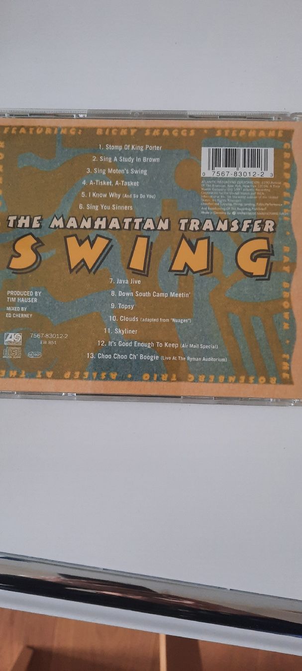 CD: MANHATTAN TRANSFER SWING – Usato da Zofingen venduto da Tinpan 3