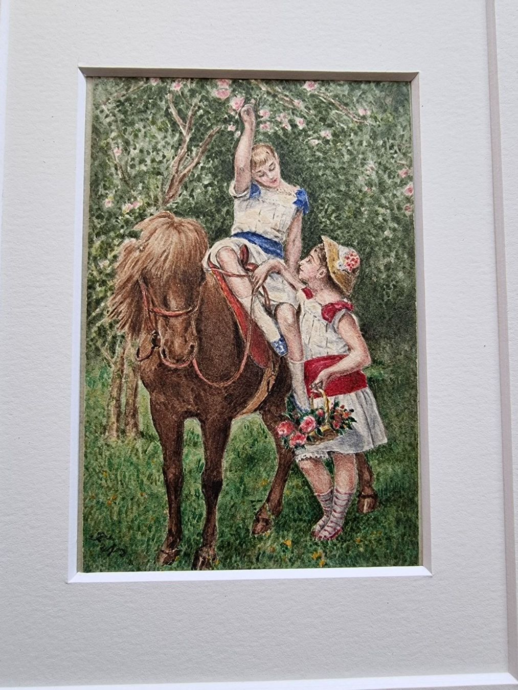 Poster & Bilder: KÜNSTLER ? monogrammiert  ORIGINAL AQUARELL – Gebraucht aus Gersau von grafik-kunst 3