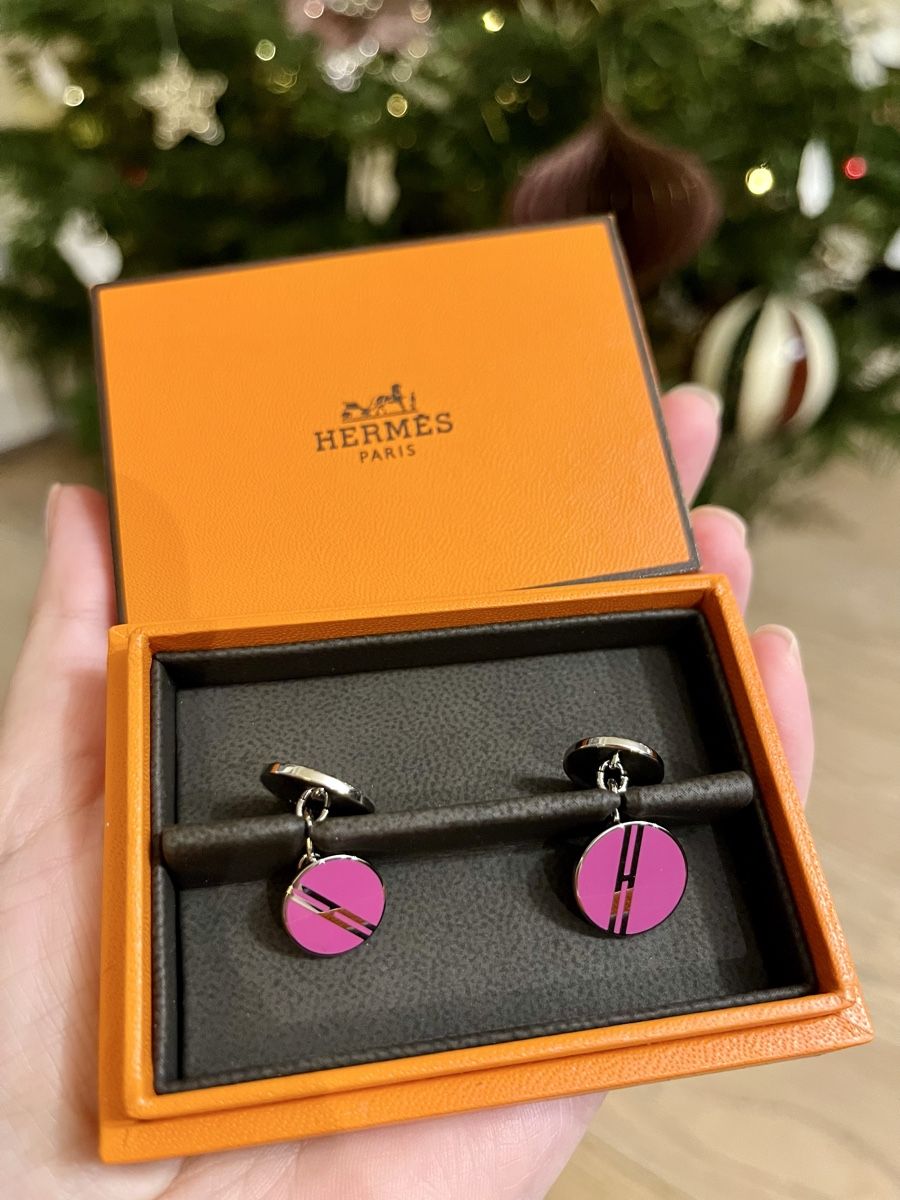 Hermès Manschettenknöpfe: Boutons de manchette Hermes  – Neu (gemäss Beschreibung) aus Genève von VManic