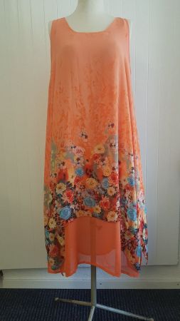 Robe/tunique Mousseline Orange 48/52