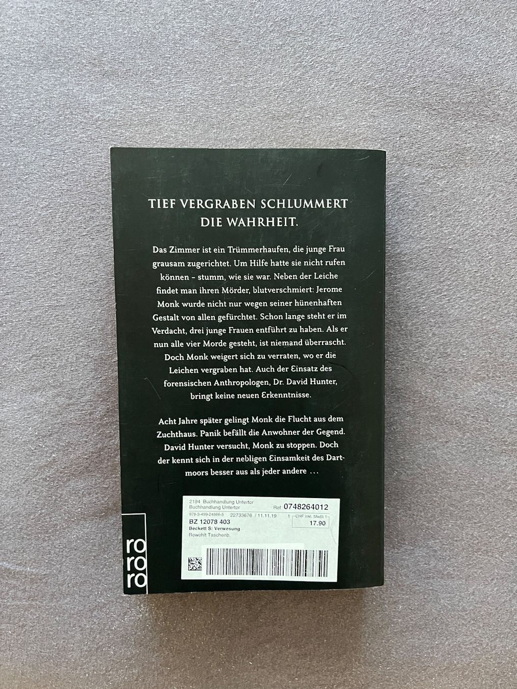 Libri: Buch Verwesung - Simon Beckett – Usato da Winikon venduto da Lukiwyss2000 1
