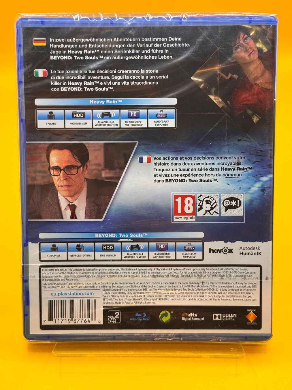Sony Giochi: PS4 Spiel: Heavy Rain & Beyond: Two Souls - Neuware – Nuovo e nell'imballaggio originale da Oberwil b. Zug venduto da silver2024 1