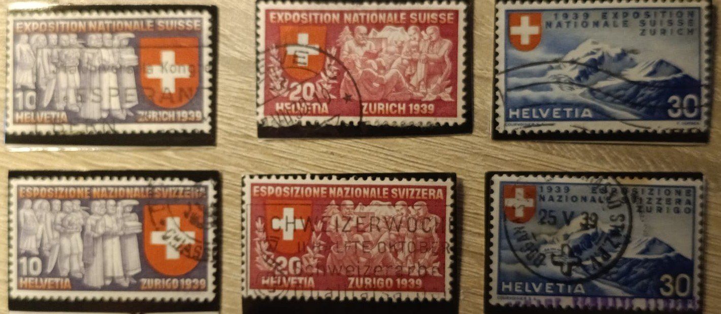 Tutti i francobolli: Sellos Suiza 1939.  National Exposition – Usato da Stein am Rhein venduto da tom_fq6v