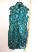 Chinesische Cheongsam Seidenkleid Gr. XS / S