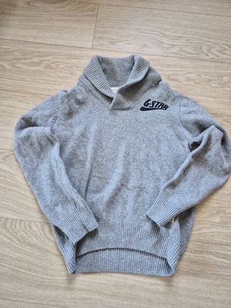 Pull G-Star Raw gris col châle taille M bon état