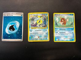 Gyarados Base Set mit Magikarp und Energykarte - de