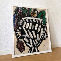 Stilleben Acryl Moderne Kunst Abstrakt Blumen Vase Bammert
