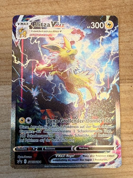Blitza VMAX - Seltene Pokémon Karte - Top Zustand! (Gebraucht) in ...