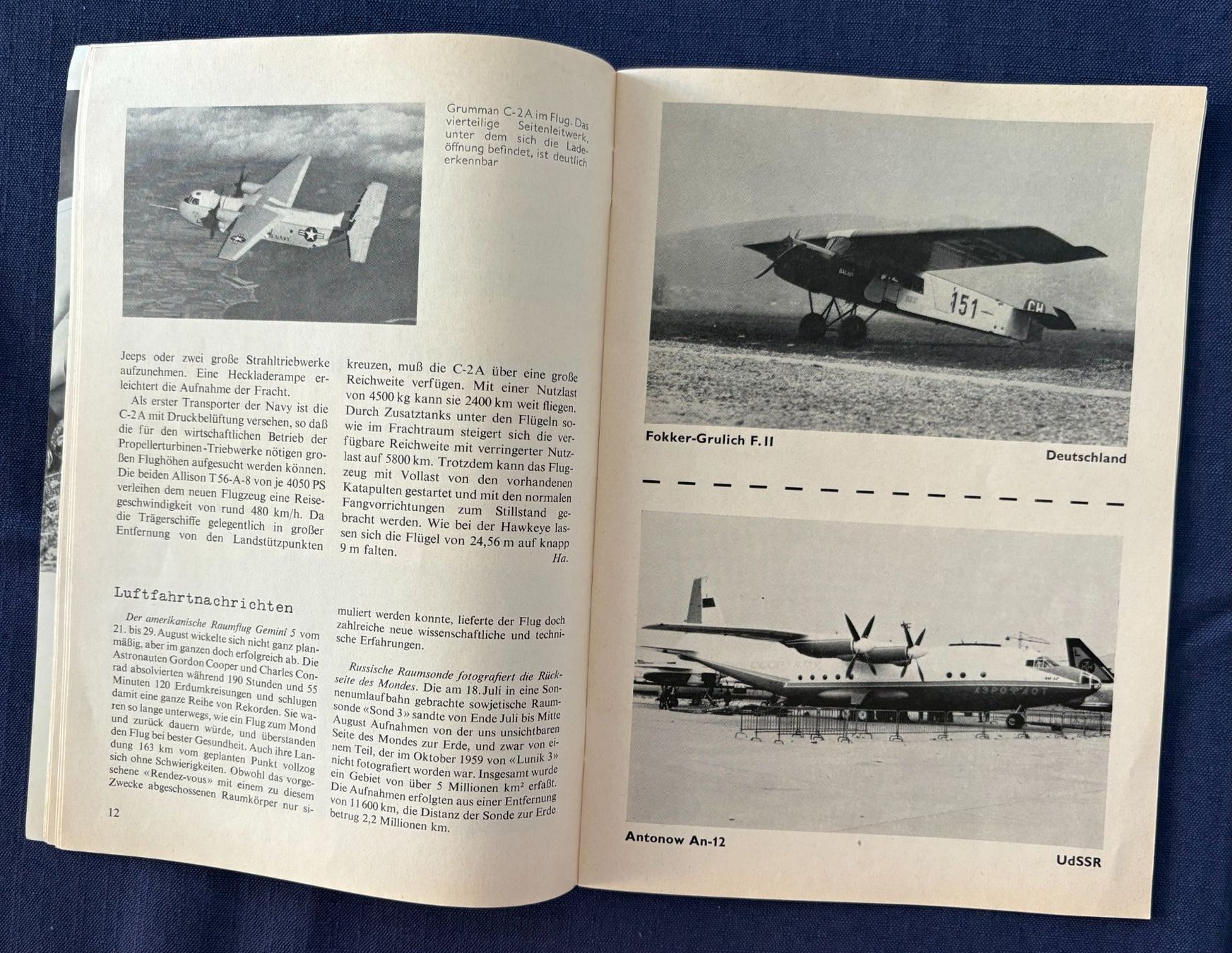 Revues & Magazines: COCKPIT DIE LUFTFAHRTZEITSCHRIFT NOVEMBER 1967 – D'occasion à Ostermundigen par Wyatt-Earp 7