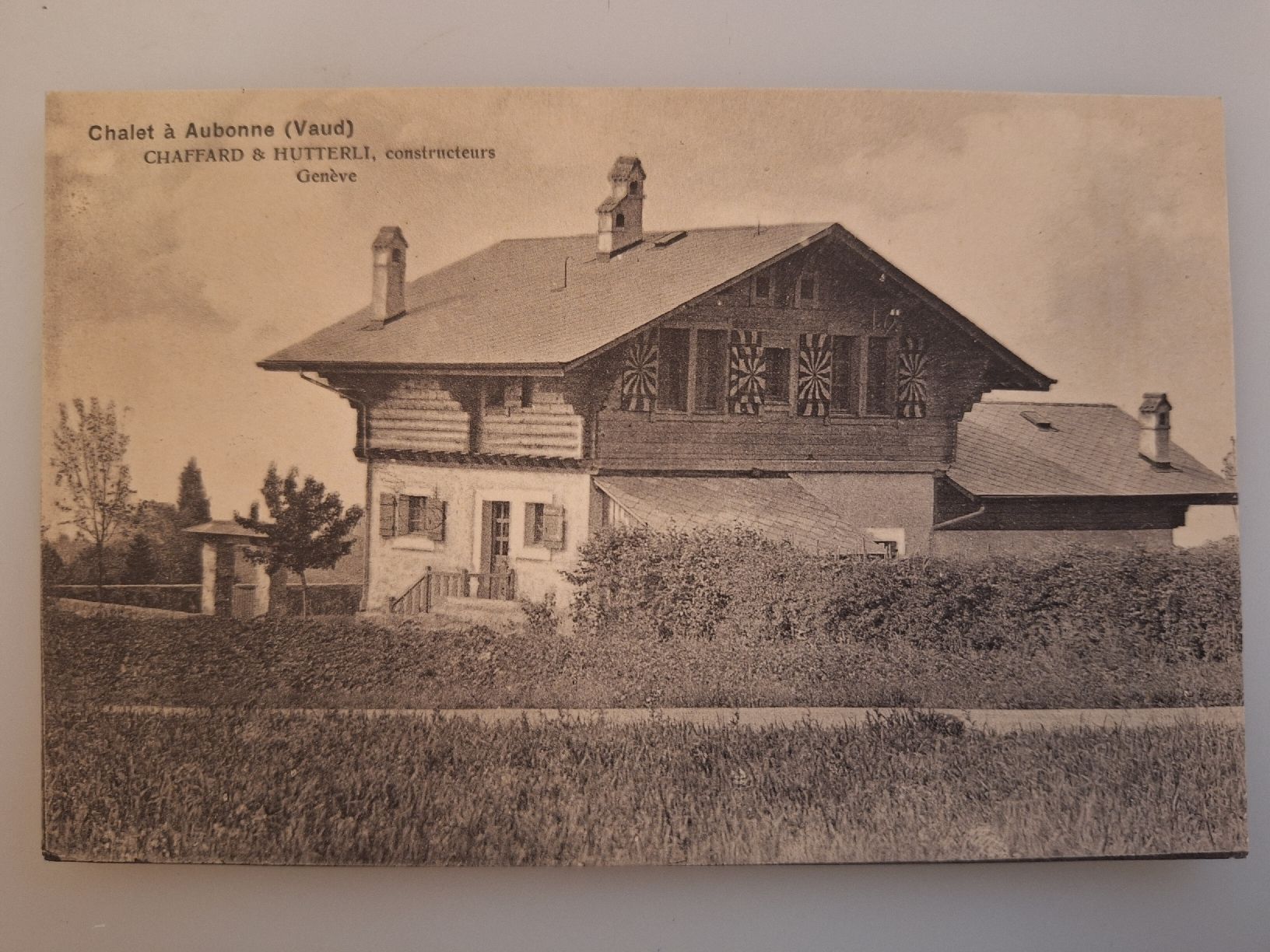 Ansichtskarten: Chalet in Aubonne  – Gebraucht aus Sargans von nicsam1815