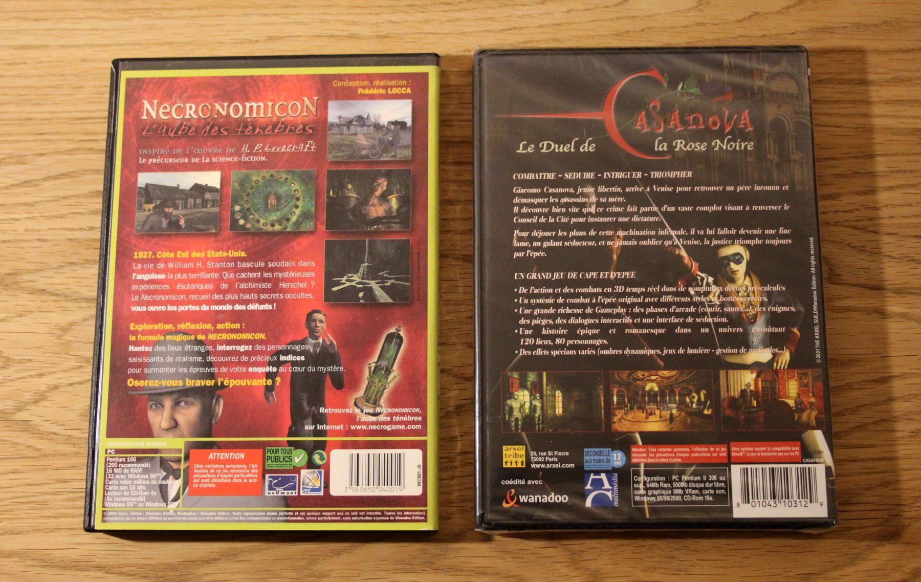 Spiele: Necronomicon + Casanova (VF) – Gebraucht aus Münchenbuchsee von Chaoo 1