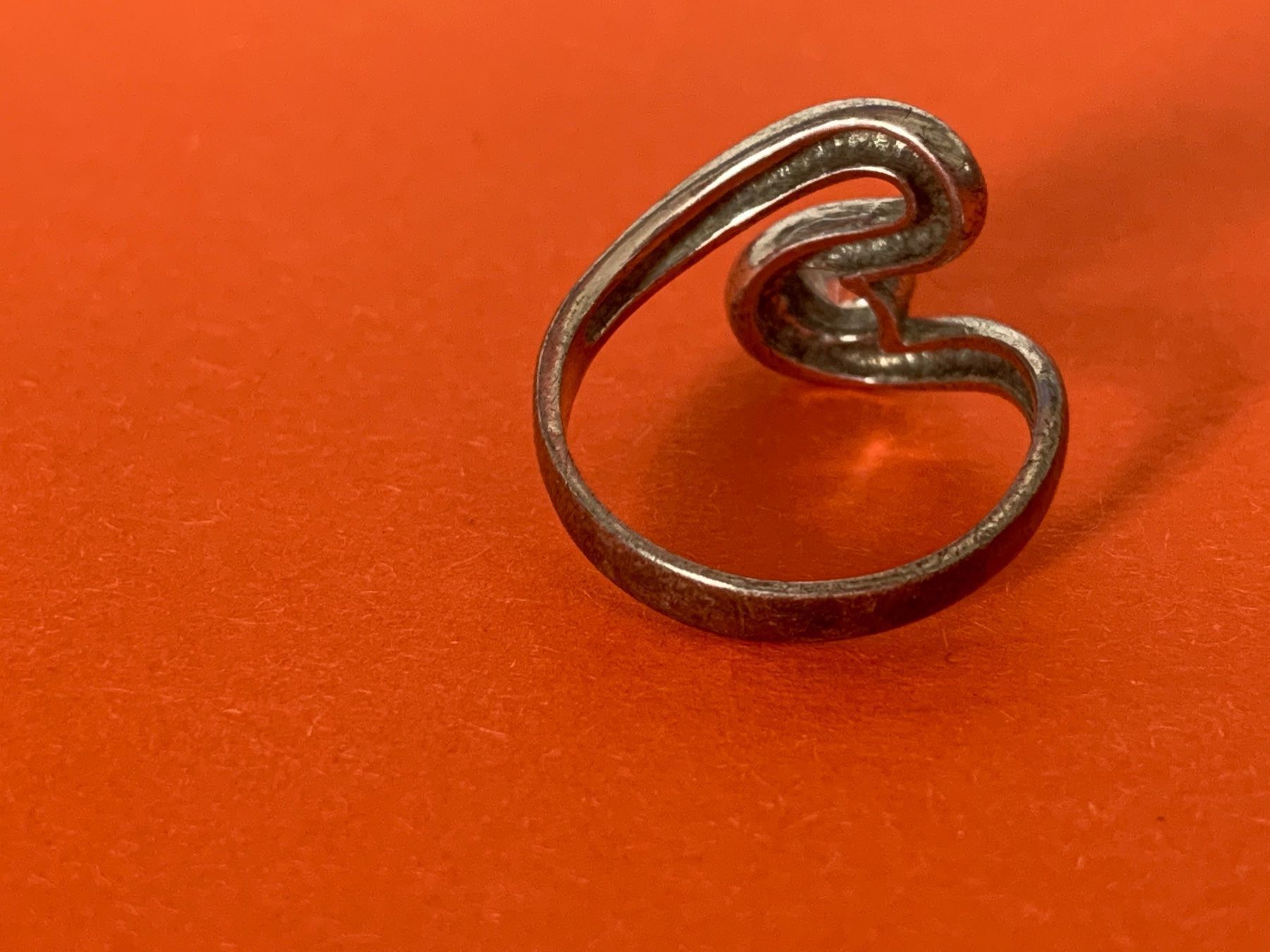 Anelli: Silberring S-Form mit rundem Stein (56) – Usato da Dittingen venduto da Bijoubelle 3
