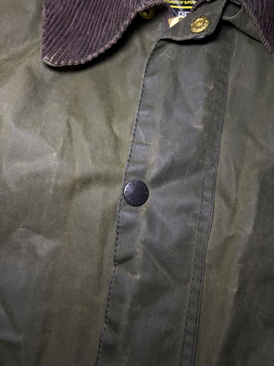 Barbour Giacche: Barbour Bedale Wachsjacke oliv  – Usato da Brislach venduto da edu_t6pq 3