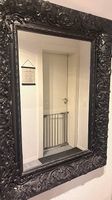 Miroir avec corniche en platre
