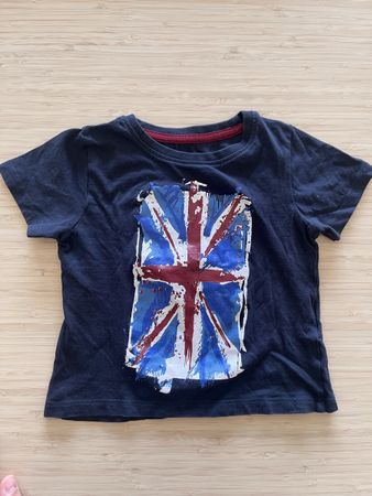 T-shirt garçon bleu marine, taille 89cm