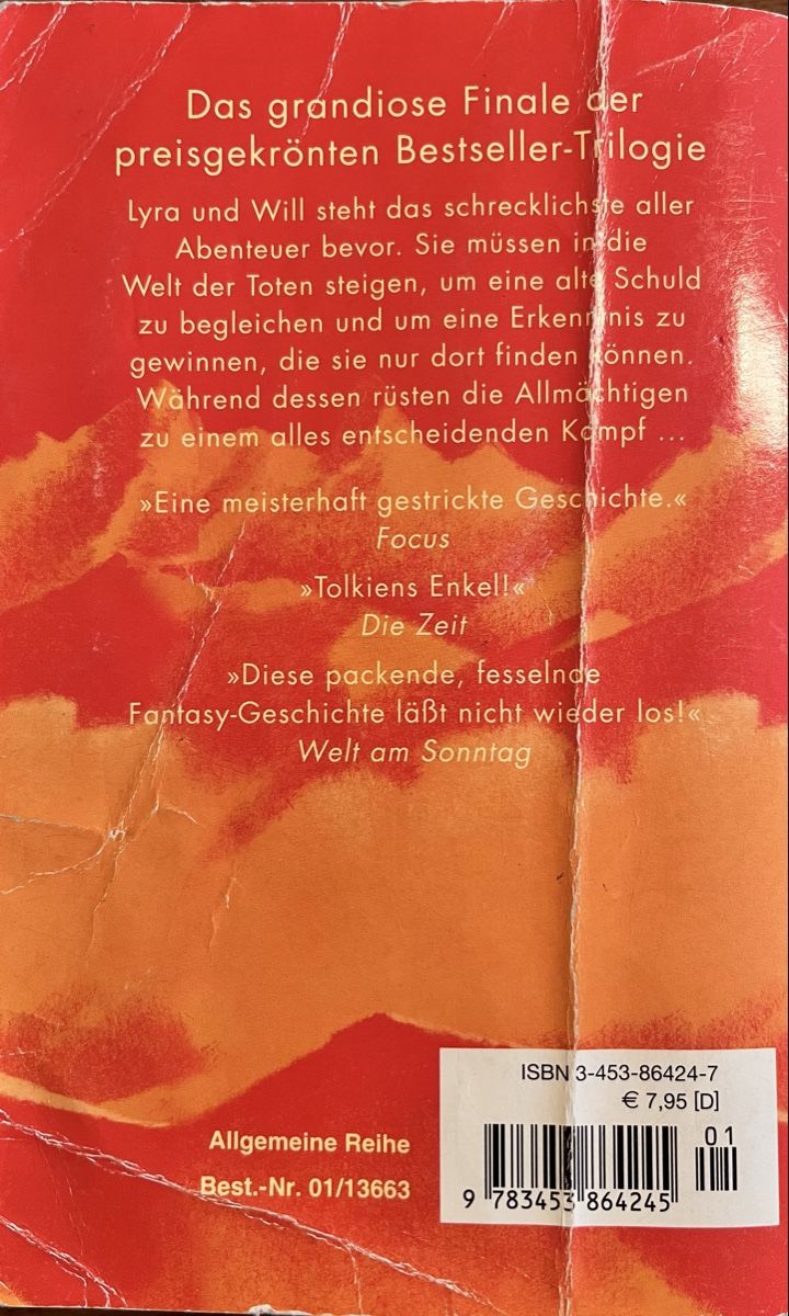 Bücher: Philip Pullman - Das Bernstein-Teleskop (Heyne Verlag) – Gebraucht aus Aarau von PPhof96 1