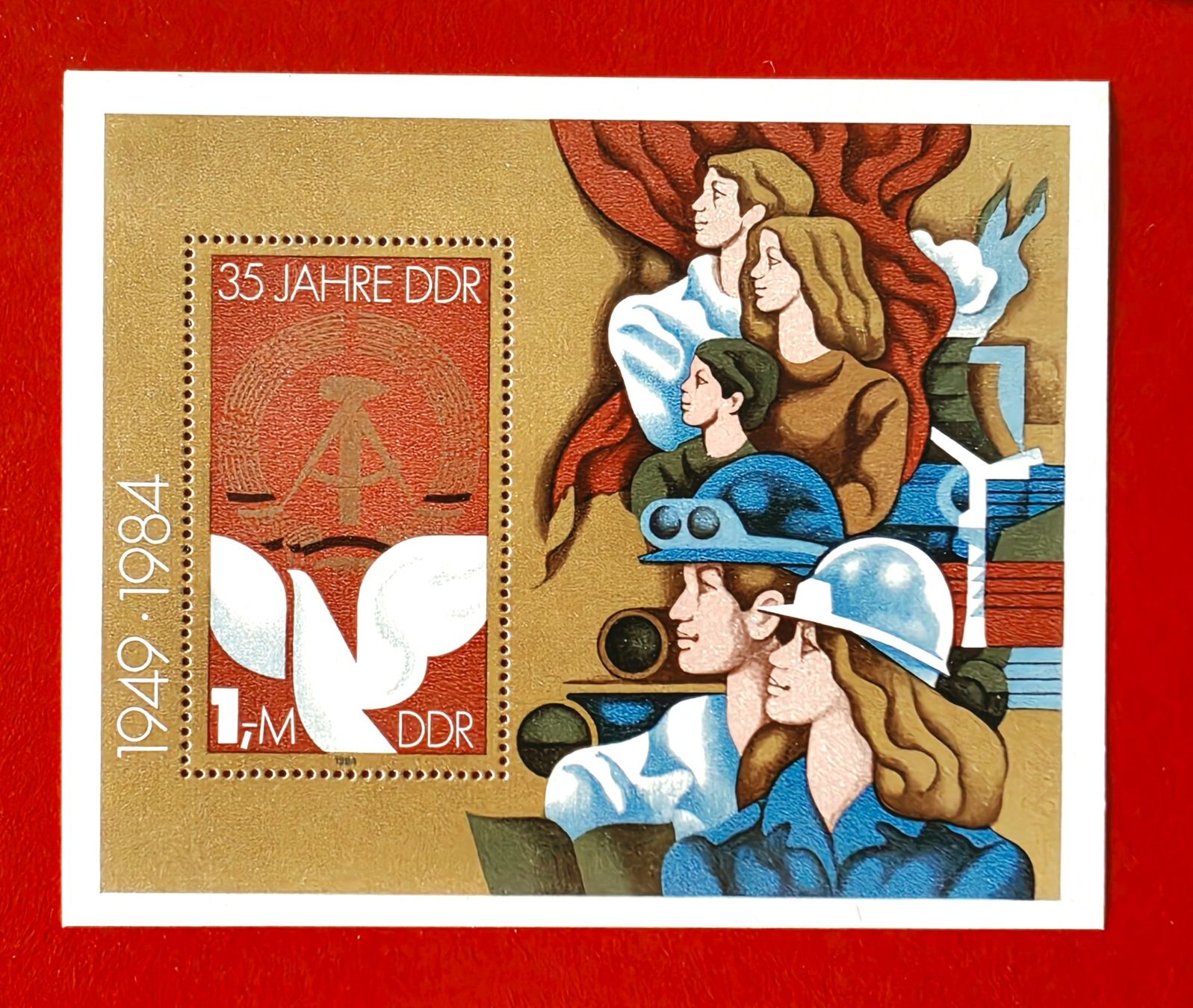 Tutti i francobolli: DDR 35 JAHRE BLOCK 1984** POSTFRISCH – Nuovo (secondo la descrizione) da Düdingen venduto da Quartierstrasse
