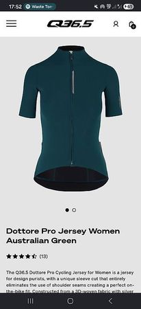 Trikot Q36.5 Dottore Pro Jersey Women, Grösse L