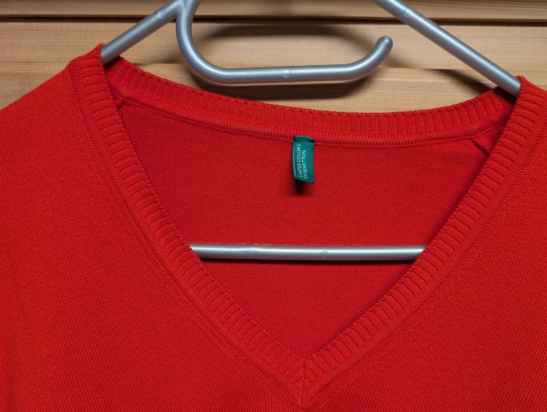 Benetton Maglioni & Felpe: Benetton Herrenpullover Rot, Grösse L – Usato da Pfyn venduto da Magra02 2
