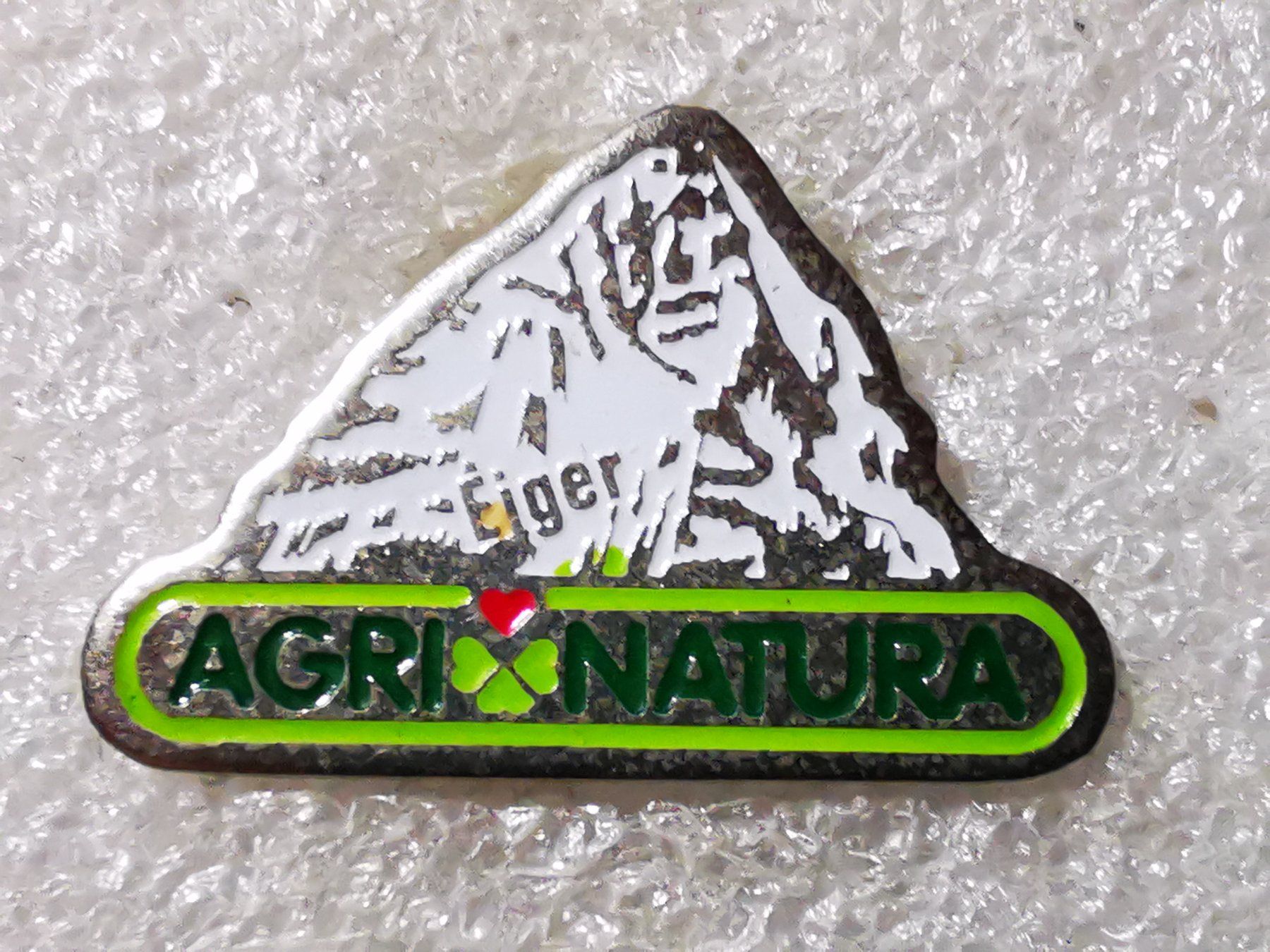 Plaketten & Abzeichen: Ansteckpin 48: Agri Natura Eiger – Gebraucht aus Oppligen von Pin-Fall-Shop