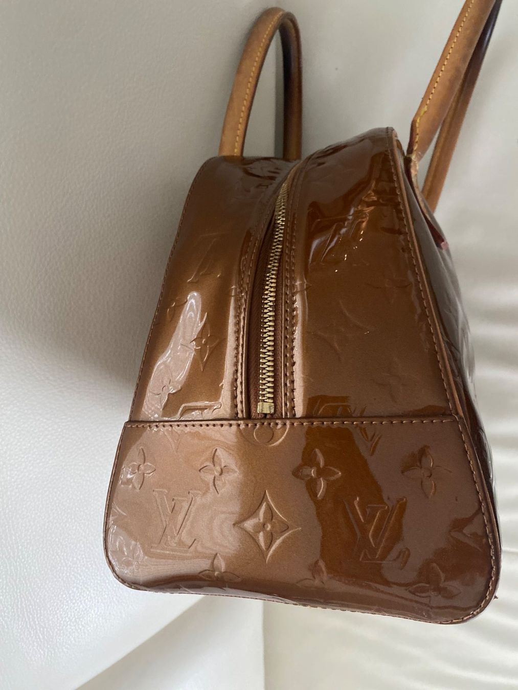 Louis Vuitton Borse: LOUIS VUITTON Tompkins Square Bronze Monogram Vernis, 36cm – Usato da Winkel venduto da ferrari2022 4