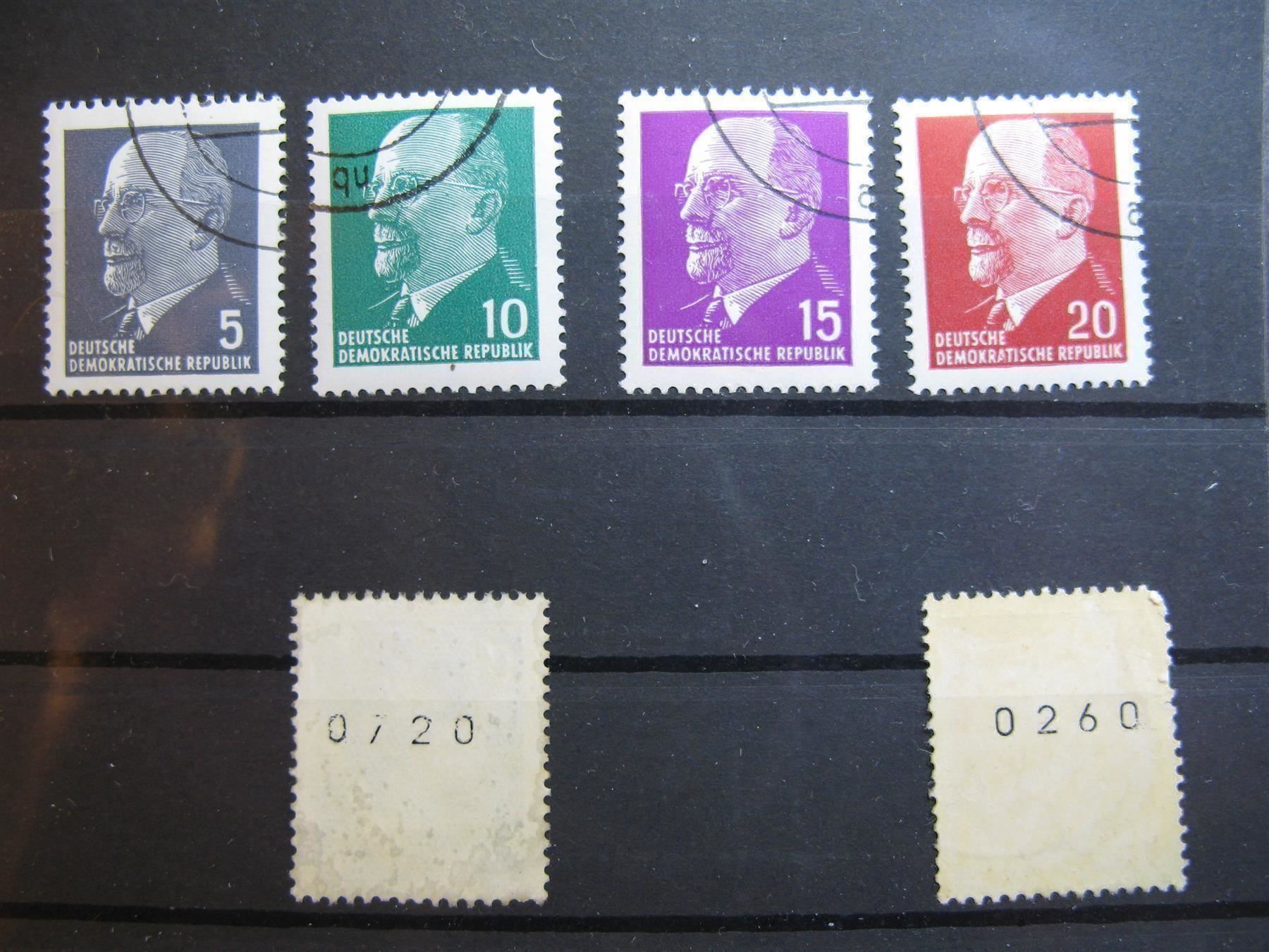 Tutti i francobolli: DDR 1961  Walter Ulbricht gest. – Usato da Wil SG venduto da fva01