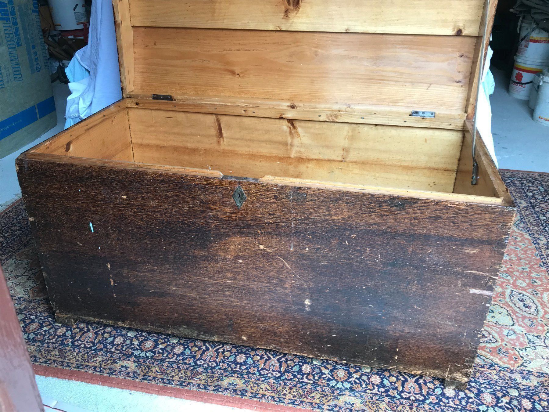 Cassapanche: Grande malle en bois – Usato da Ste-Croix venduto da BuffetSC 6