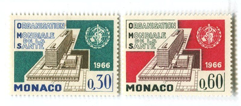 Tous les timbres: Briefmarken "WHO". Monaco. – Neuf avec emballage d'origine à Basel par Butsch5
