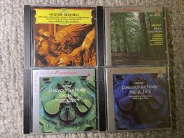 4x Wolfgang Amadeus Mozart