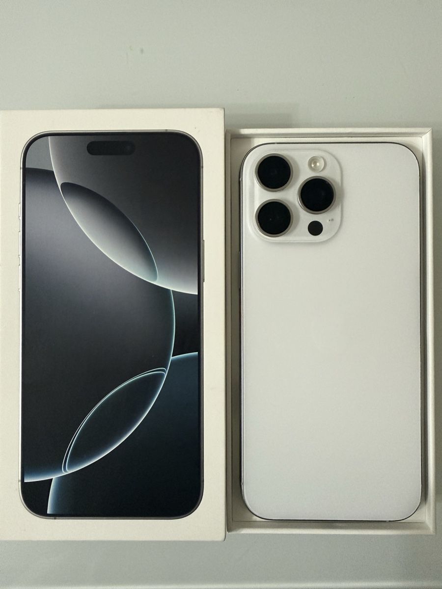 Apple Portables: iPhone 16 Pro Max 256 GB – White Titanium  – D'occasion à Ehrendingen par ile_pr79
