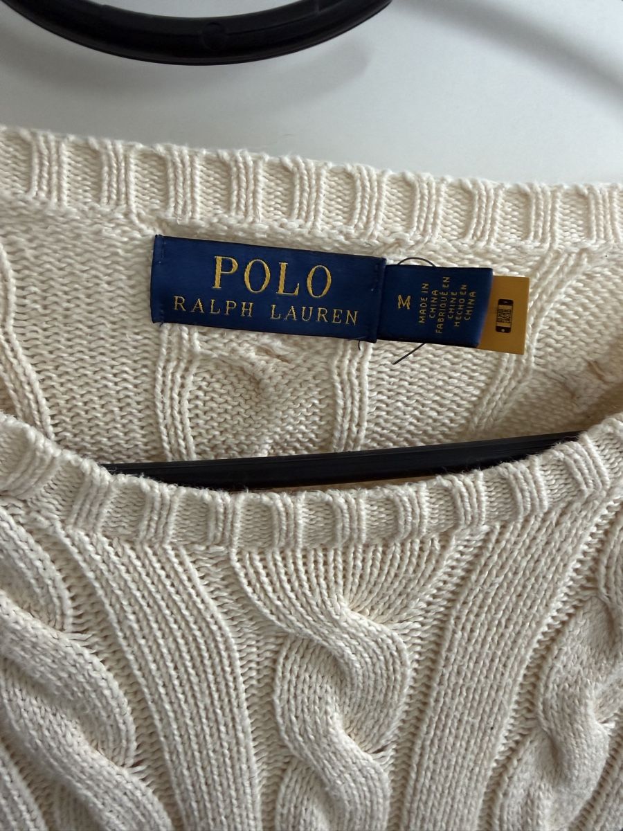 Polo Ralph Lauren Maglioni & Felpe: Ralph Lauren Zopfstrick Pullover Gr M Cremefarben – Nuovo (secondo la descrizione) da Weiach venduto da nou_t2x8 2