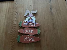 Dekoration für Haustüre - Welcom to our Home - nie gebraucht