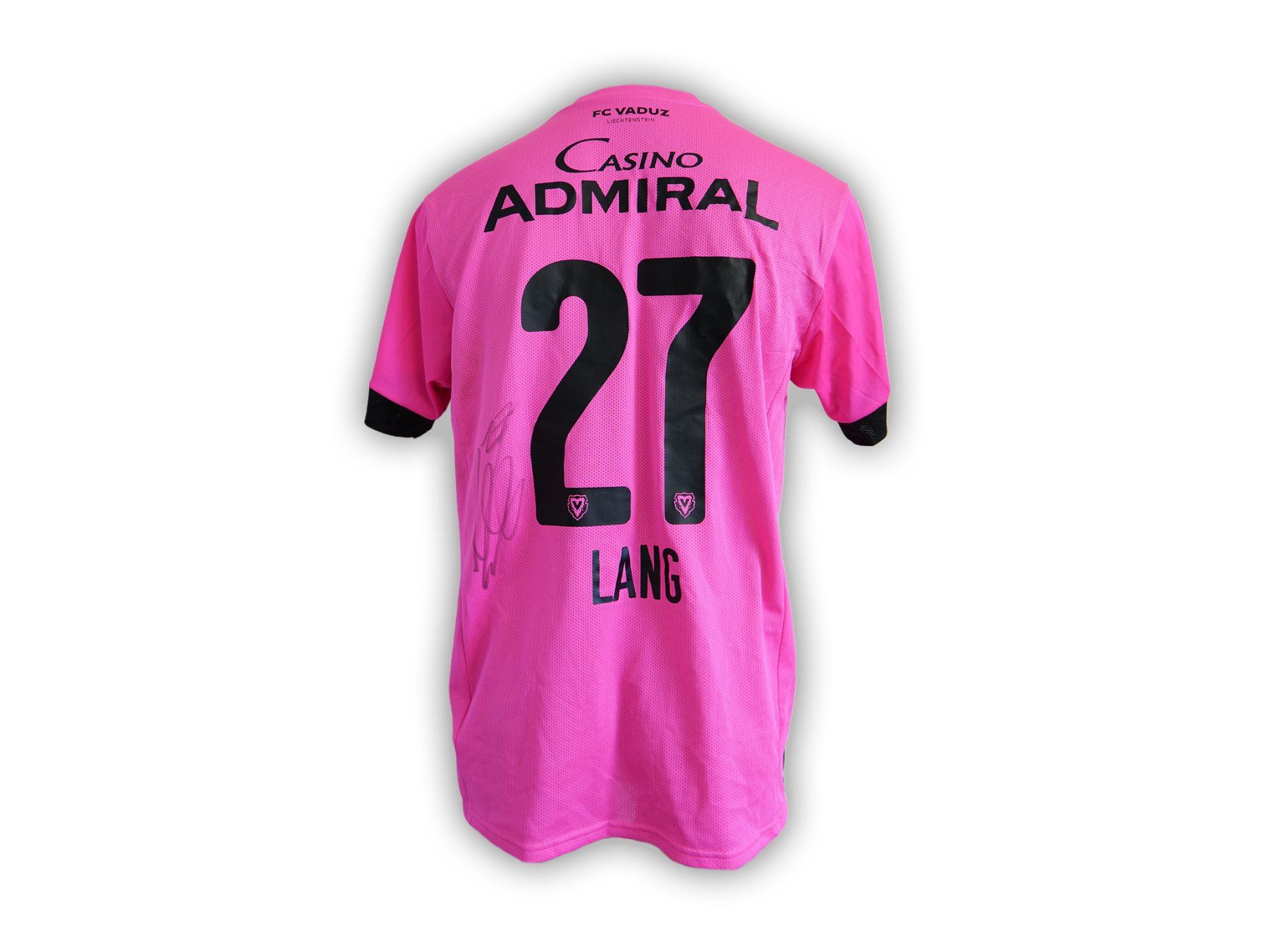 Puma Leibchen & Hosen: FC Vaduz Matchworn Sondertrikot "27-LANG" – Gebraucht aus Vaduz von fcvaduz1932 1
