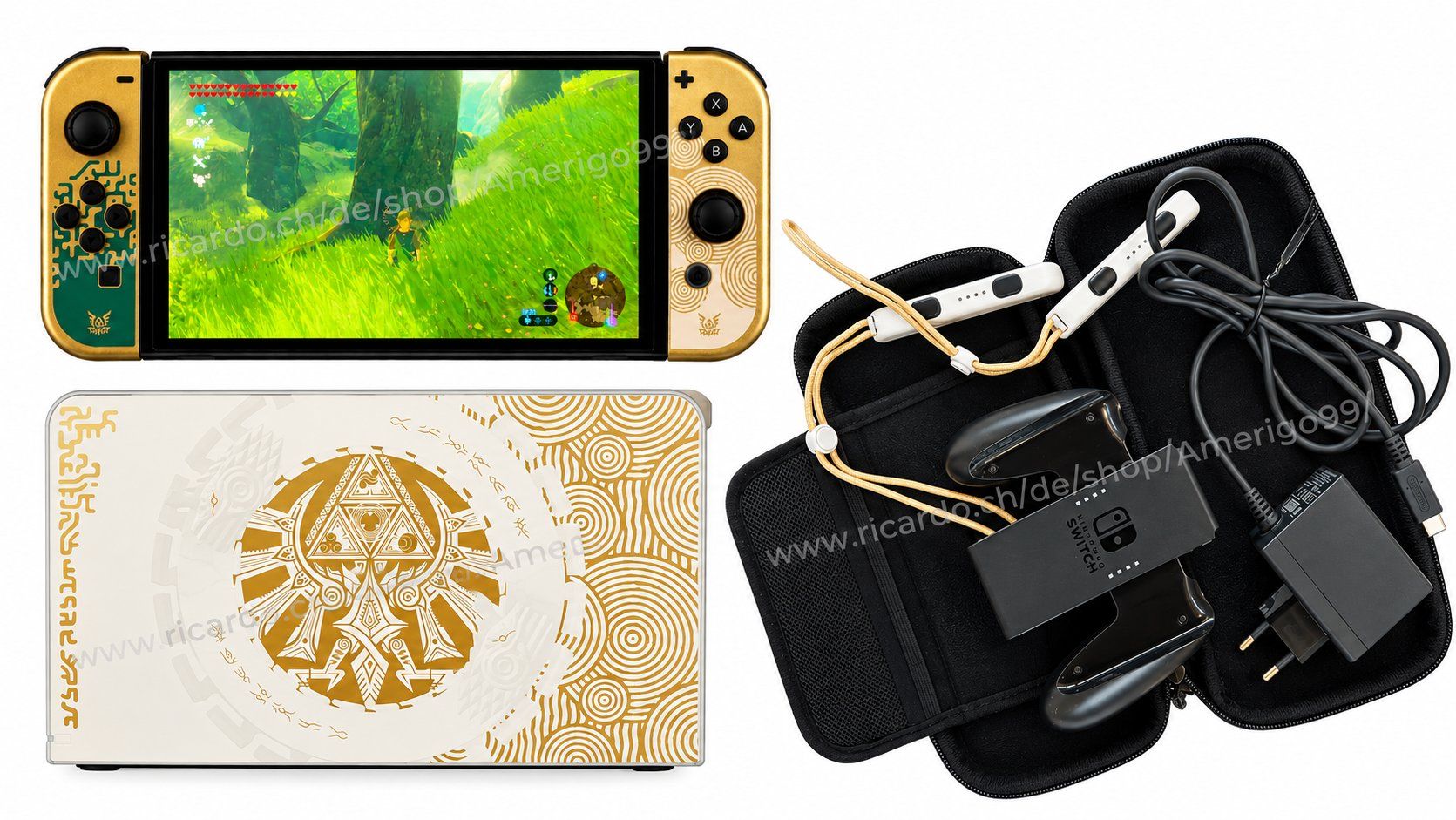 Nintendo Consoles: Nintendo Switch OLED Zelda ToTK Edition mit Zelda Controller – D'occasion à Stallikon par Amerigo99 4