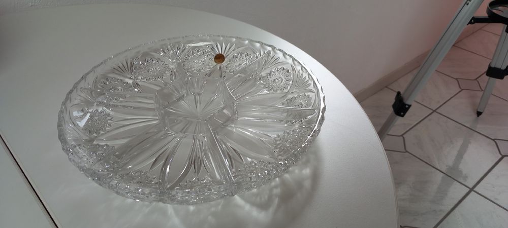 Servierplatten: Elegante Kristallschale, Made in W. Germany, Anna Hurte – Gebraucht aus Buttikon SZ von MH1976 3