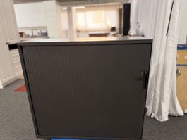 LO Rolladenschrank anthrazit auf Rollen 120 cm breit