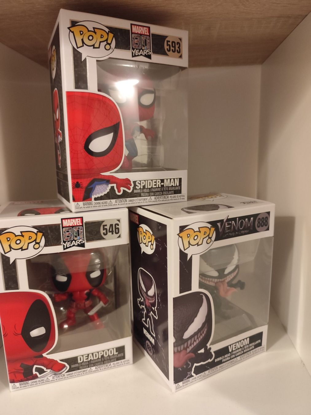 Funko Figuren: 3 X Funko Pop Marvel – Neu (gemäss Beschreibung) aus S. Carlo GR von pos_fmm8