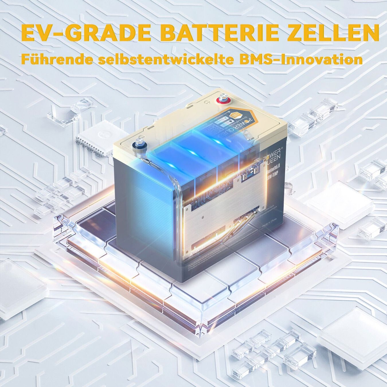Batterie: Power Queen 12V 100Ah Batterie – Nuovo e nell'imballaggio originale da Bottighofen venduto da zaap 6