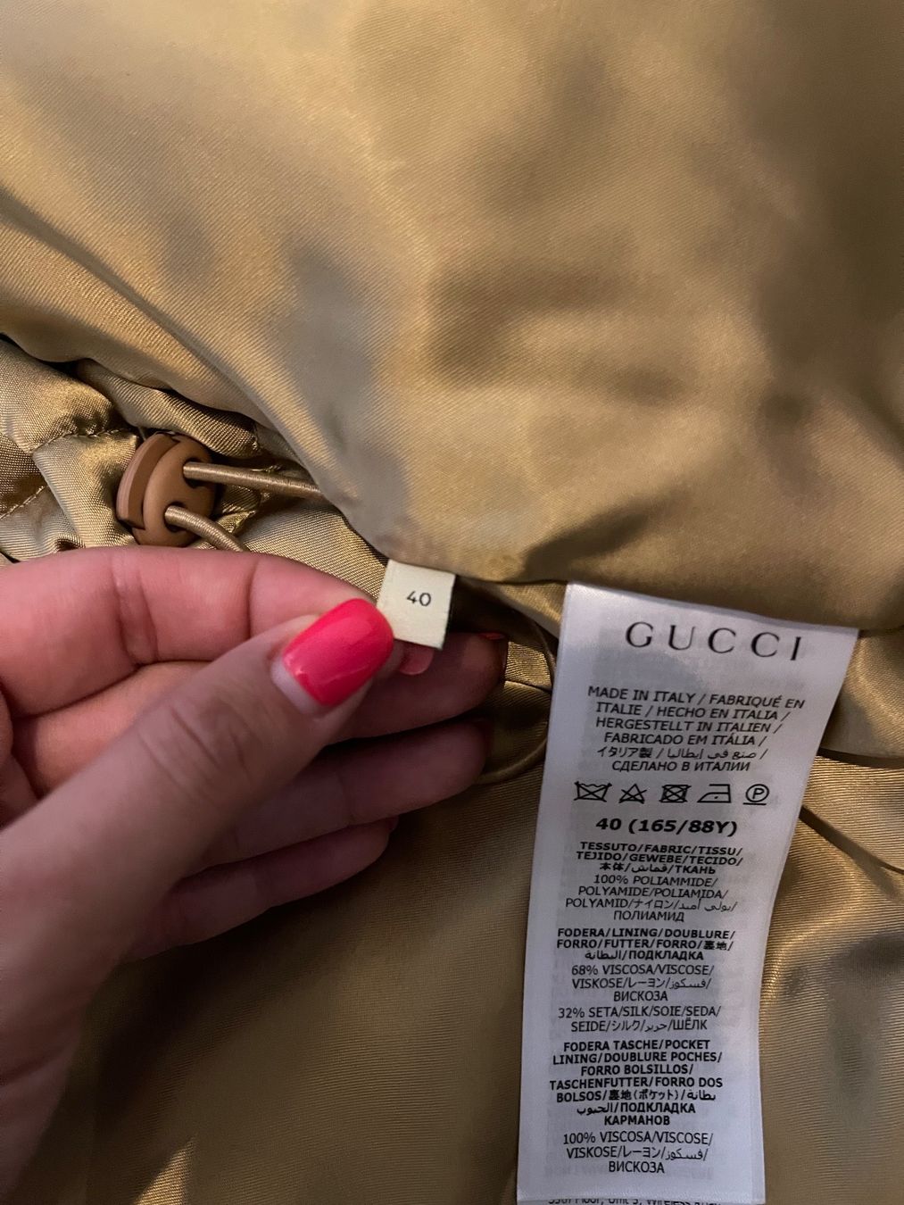 Gucci Jacken: GUCCI GG NYLON CANVAS PADDED JACKET – Gebraucht aus Lausen von ivanasko3 2