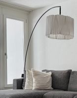 IKEA Standleuchte bogenförmig Weiss/Schwarz wie neu
