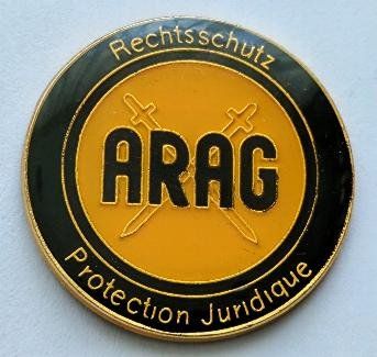 Placchette & Badge: 1 Pin ARAG Rechtsschutz – Usato da Pfäffikon ZH venduto da Colacity