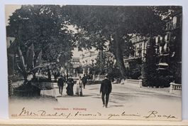 Interlaken Höheweg anno 1903, belebt