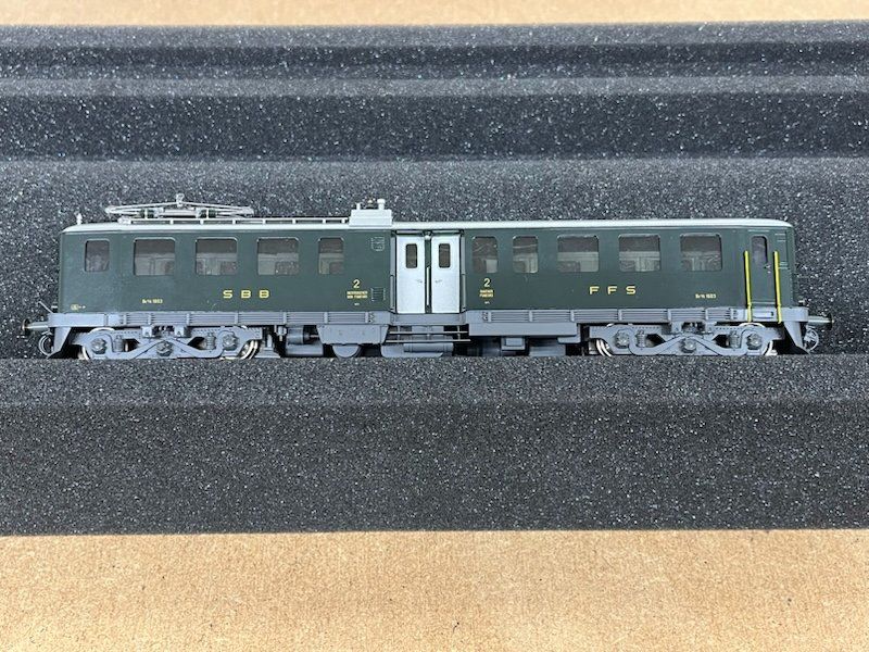Fulgurex Modellini di ferrovie: SBB Be 4/6 Triebwagen Fulgurex DC – Usato da Büsserach venduto da ModellbahnDepot 2