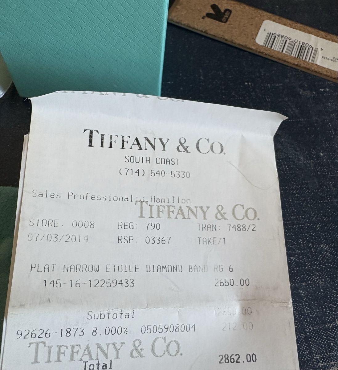 Tiffany & Co. Anelli: Tiffany Etoile Platinring Gr. 54 – Usato da Baden venduto da est_92cz 6