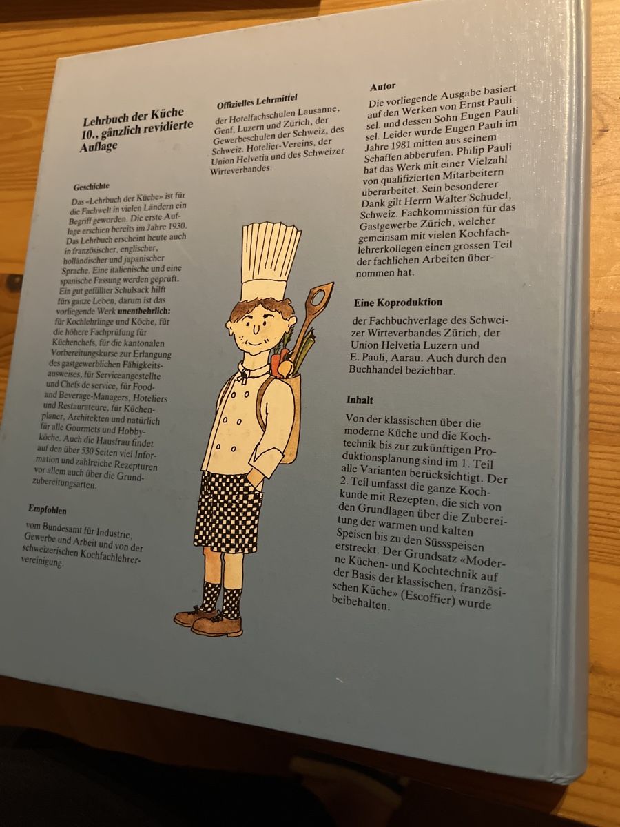 Bücher: Lehrbuch der Küche, Eugen Pauli – Gebraucht aus Uznach von cor_lb5v 1